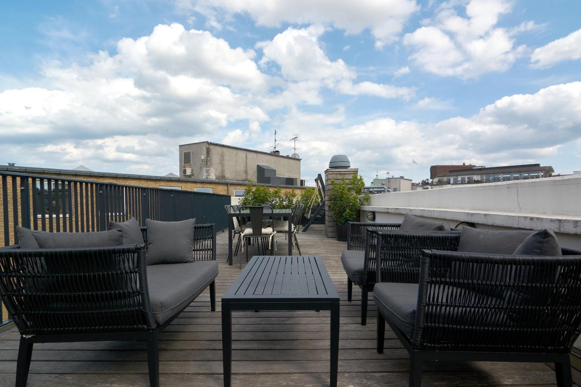 Apartmán Luxury Penthouse - Private Balcony - Heart Of Kodaň Exteriér fotografie
